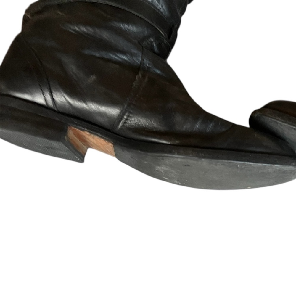 FRYE Tall Black Riding Boots 18" Shaft 10 M - Picture 5 of 5